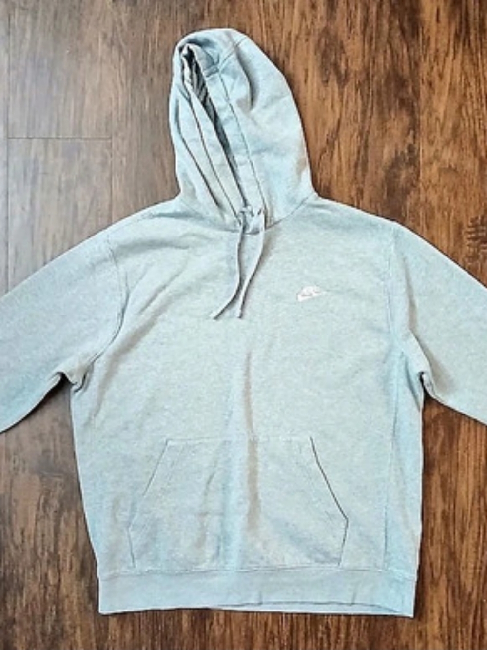 Nike Sportswear Club Fleece Pullover Hoodie Gray Large